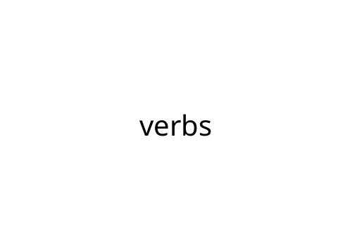 verbs
