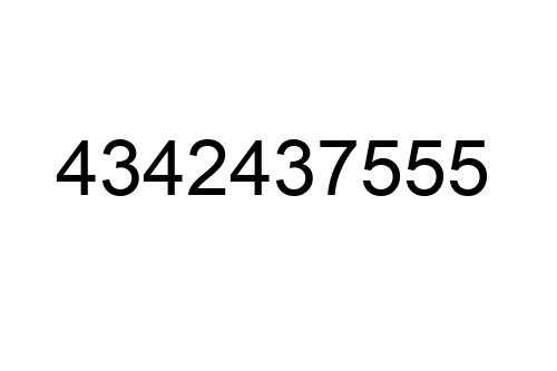 4342437555