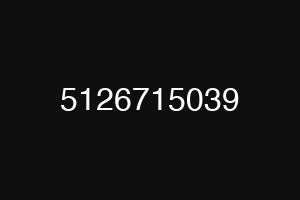 5126715039