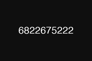 6822675222