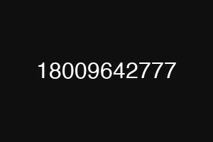 18009642777
