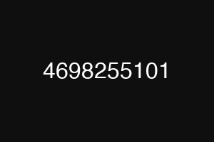 4698255101