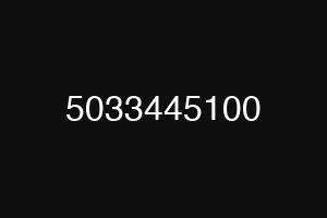 5033445100
