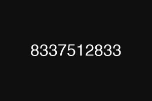 8337512833