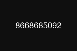 8668685092